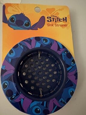 Disney Stitch Sink Strainer - Blue & Purple Pattern
